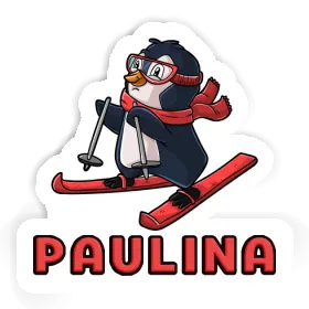 Paulina Sticker Skier Image