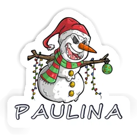 Sticker Snowman Paulina Image