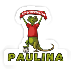 Sticker Paulina Lizard Image