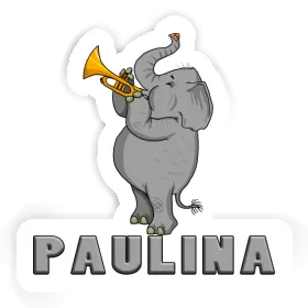 Sticker Elephant Paulina Image