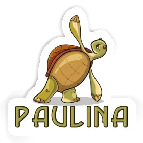 Yoga Turtle Sticker Paulina Image