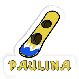 Paulina Sticker Wakeboard Image