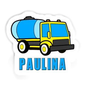 Sticker Paulina Water Truck Image