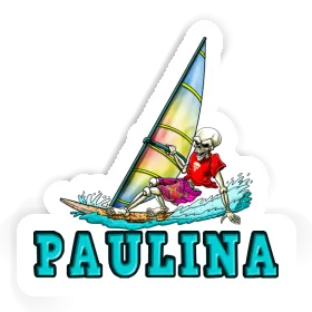 Sticker Paulina Surfer Image