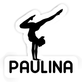 Sticker Paulina Yoga Woman Image