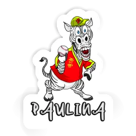 Paulina Sticker Zebra Image