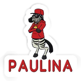 Sticker Paulina Zebra Image