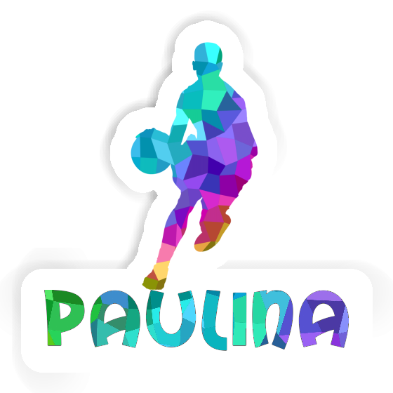 Basketballspieler Sticker Paulina Laptop Image