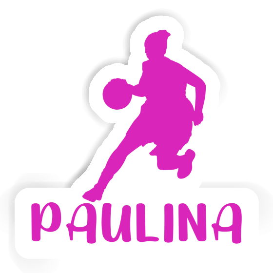 Sticker Paulina Basketball Player Laptop Image