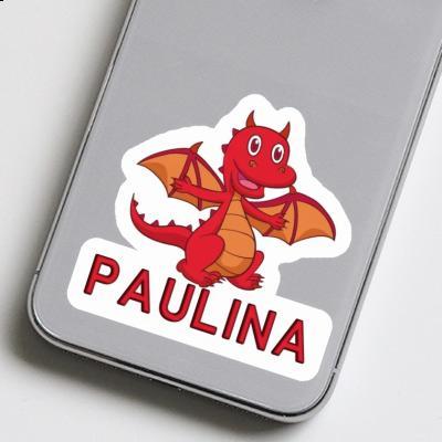 Baby Dragon Sticker Paulina Laptop Image