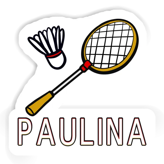 Sticker Paulina Badminton Racket Image