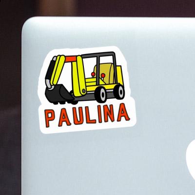 Sticker Paulina Mini-Excavator Image