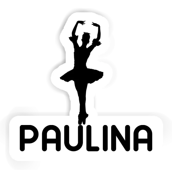 Sticker Ballerina Paulina Laptop Image