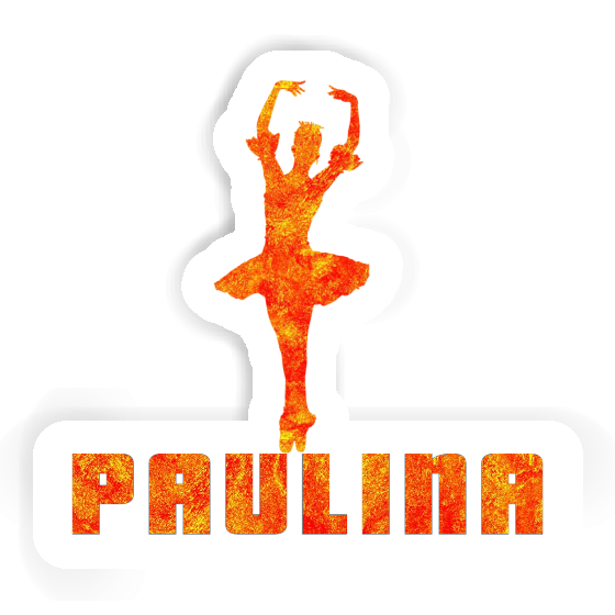 Ballerina Sticker Paulina Notebook Image