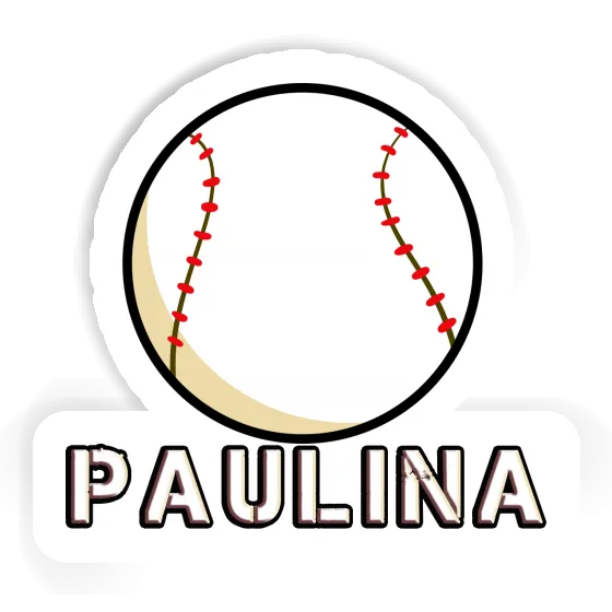 Sticker Baseball Paulina Image