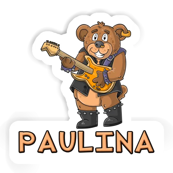 Rocker Bear Sticker Paulina Image