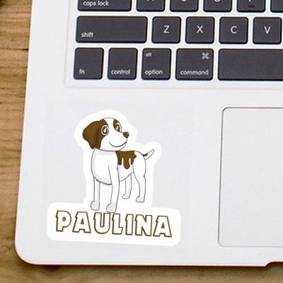 Paulina Sticker Bretagne Hund Laptop Image