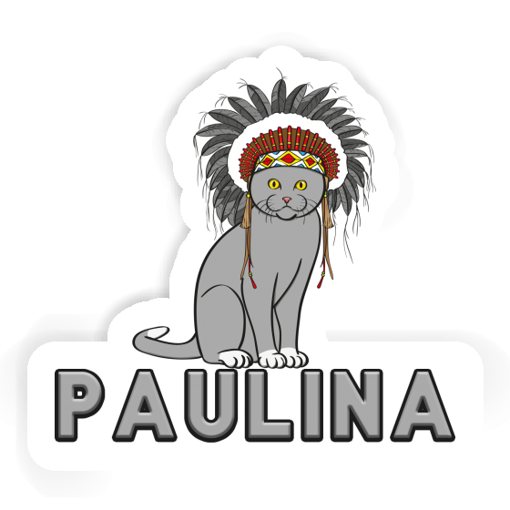 Sticker Paulina Cat Notebook Image