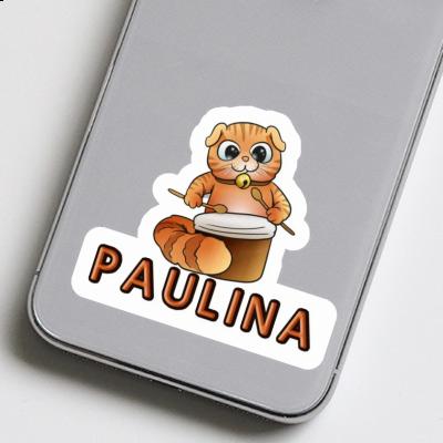 Sticker Drummer Paulina Laptop Image