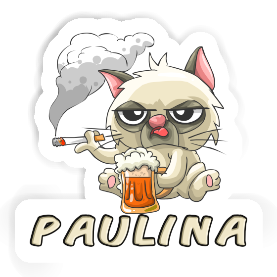 Paulina Sticker Rauchende Katze Gift package Image