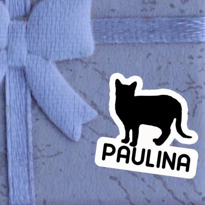 Sticker Paulina Cat Laptop Image