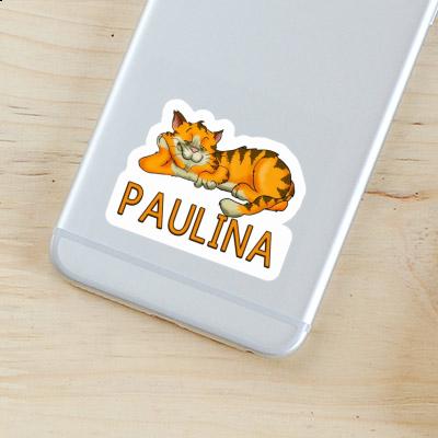 Paulina Sticker Cat Laptop Image