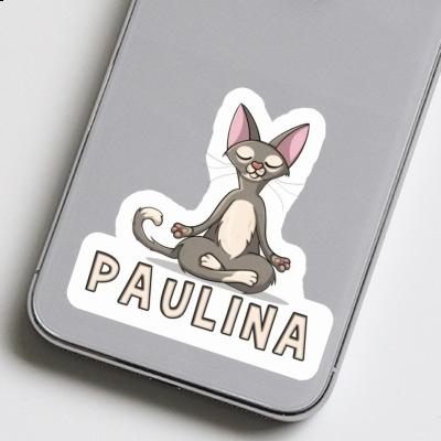 Autocollant Chat de yoga Paulina Gift package Image