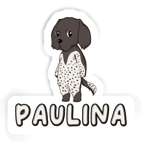 Sticker Kleiner Münsterländer Paulina Notebook Image