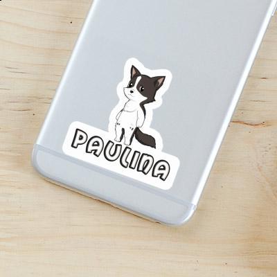 Sticker Paulina Border Collie Notebook Image