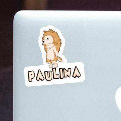 Collie Sticker Paulina Laptop Image