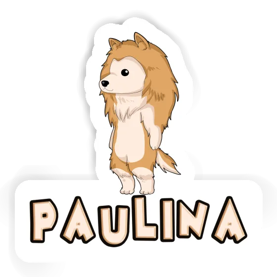 Collie Sticker Paulina Laptop Image