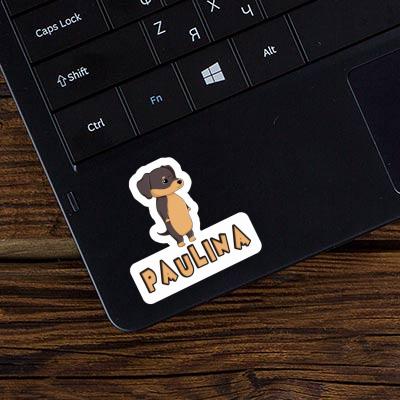 Dachshund Sticker Paulina Laptop Image