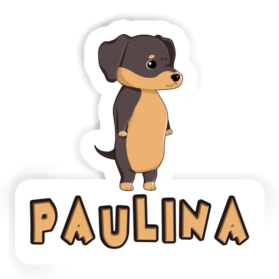 Dachshund Sticker Paulina Gift package Image