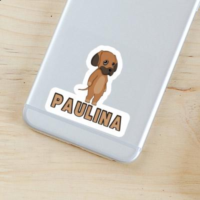 Paulina Sticker German Mastiff Laptop Image