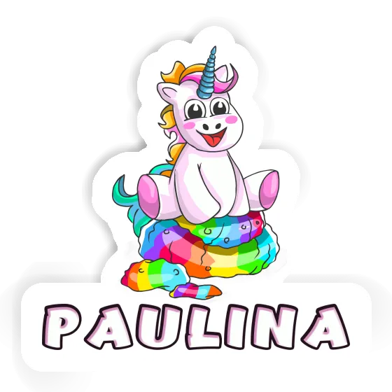 Sticker Paulina Baby Unicorn Notebook Image