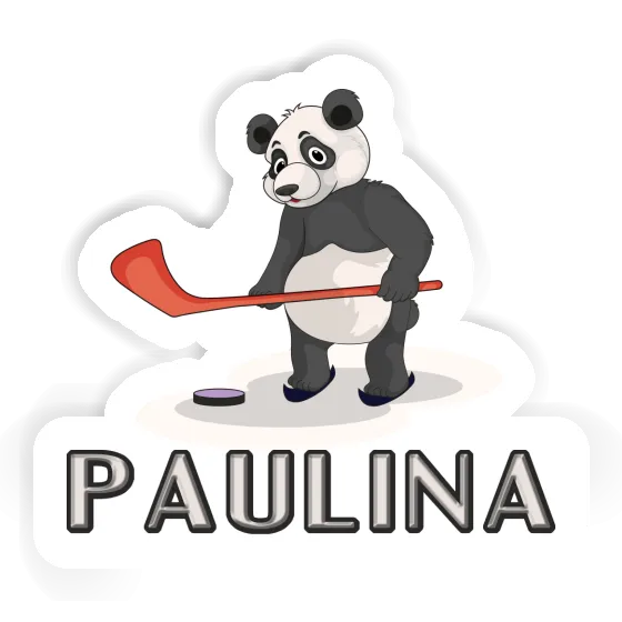 Sticker Ice Hockey Panda Paulina Image