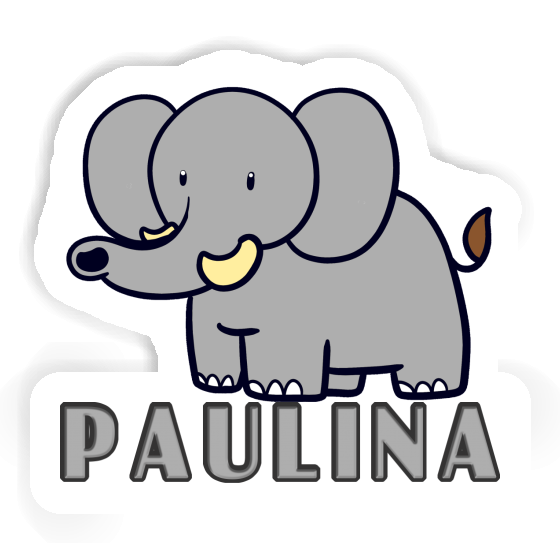 Sticker Paulina Elephant Gift package Image