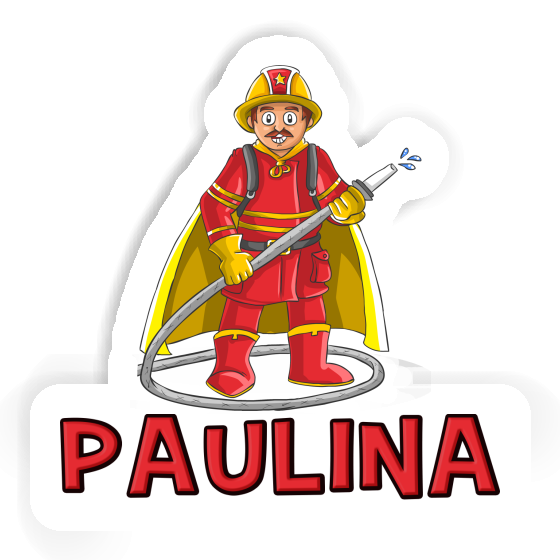 Sticker Firefighter Paulina Image