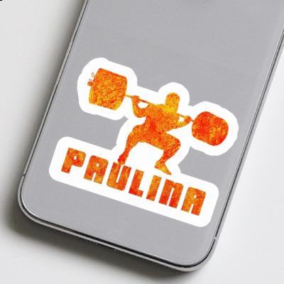 Weightlifter Sticker Paulina Laptop Image