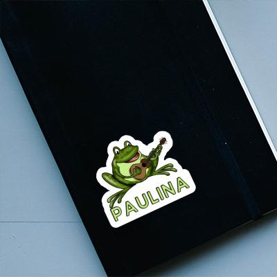 Sticker Guitar Frog Paulina Notebook Image