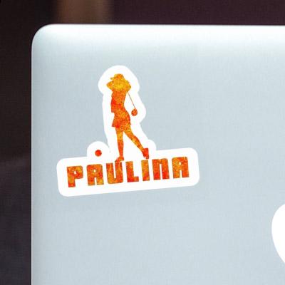 Sticker Paulina Golfer Laptop Image