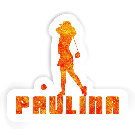 Sticker Paulina Golfer Notebook Image