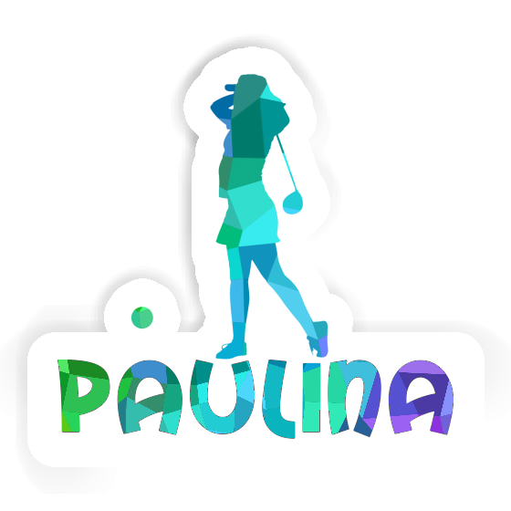 Sticker Golfer Paulina Image