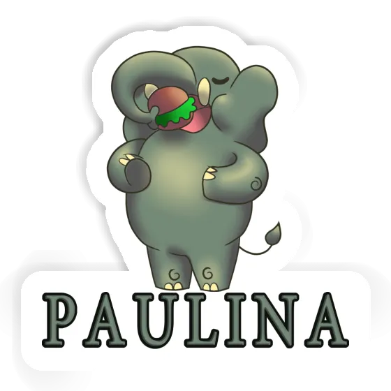 Elephant Sticker Paulina Notebook Image