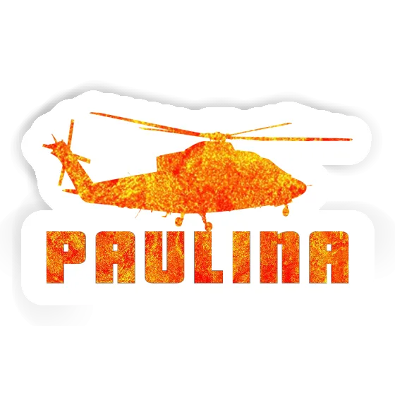 Sticker Paulina Helicopter Gift package Image