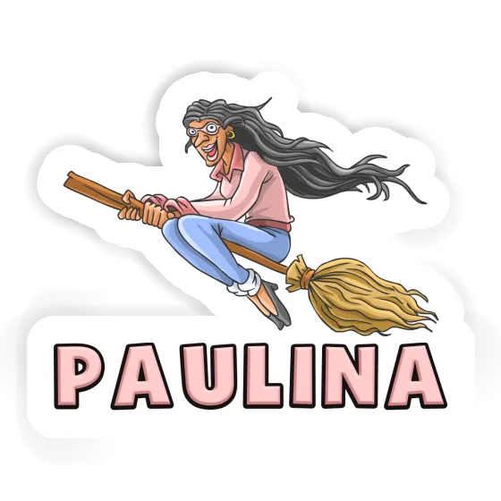 Witch Sticker Paulina Laptop Image