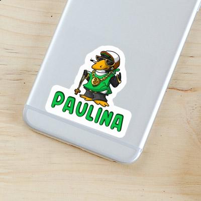 Sticker Paulina Hip-Hop Penguin Laptop Image