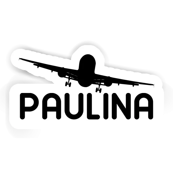 Airplane Sticker Paulina Laptop Image