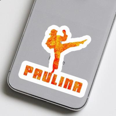 Paulina Sticker Karateka Laptop Image