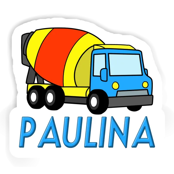 Mixer Truck Sticker Paulina Gift package Image